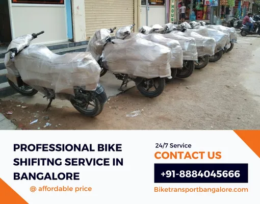 Professional Bike shifting services in Bangalore at affordable prices
