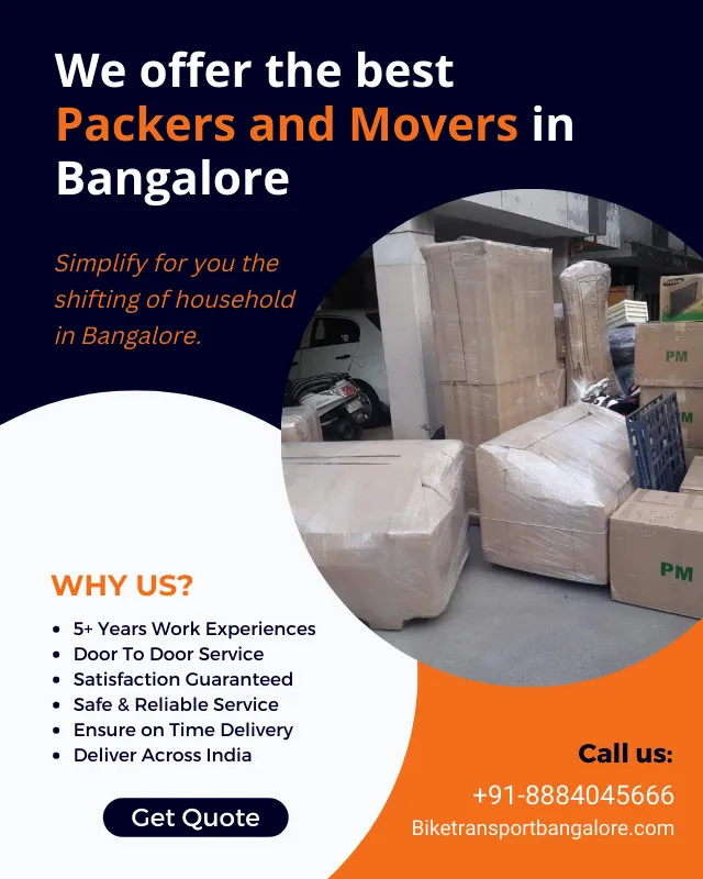 Why Packers and Movers Bangalore is Best
